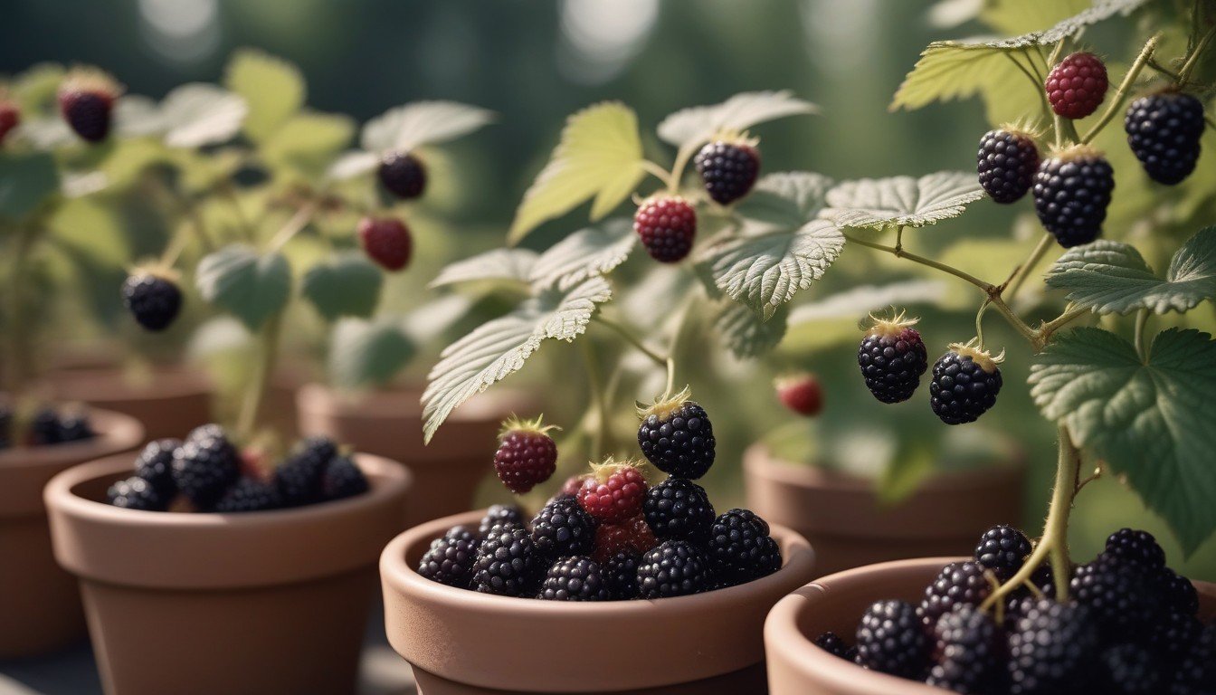 How To Grow Blackberries At Home In Pots – WAWstock